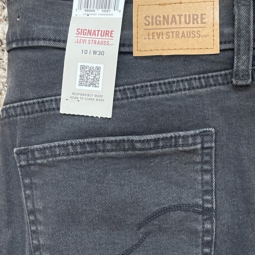 Signature Levi Strauss high- rise kick boot jeans